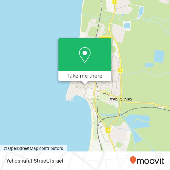 Карта Yehoshafat Street