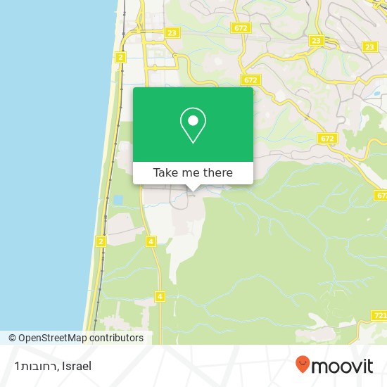 1רחובות map