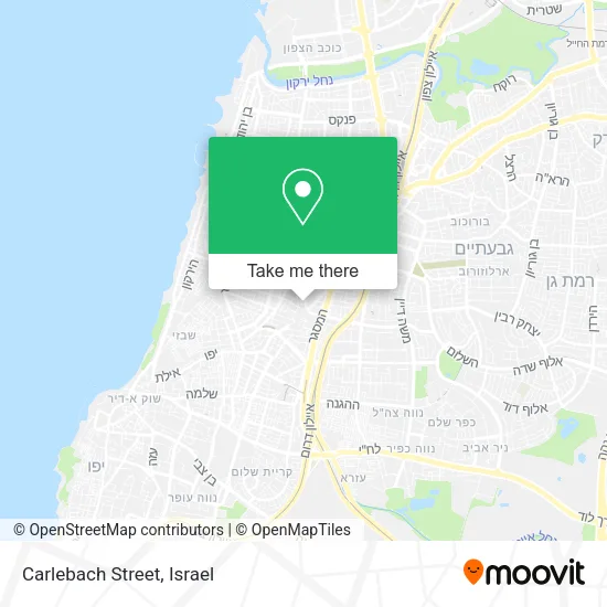 Carlebach Street map