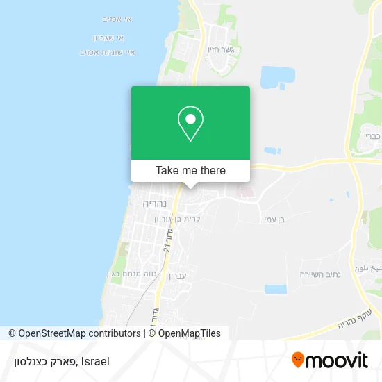 Карта פארק כצנלסון