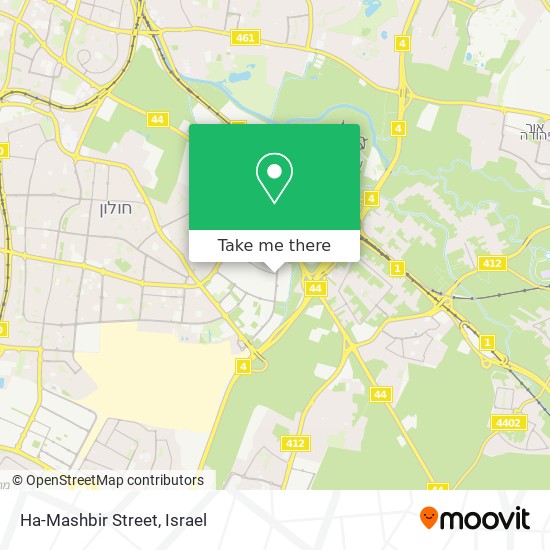Карта Ha-Mashbir Street