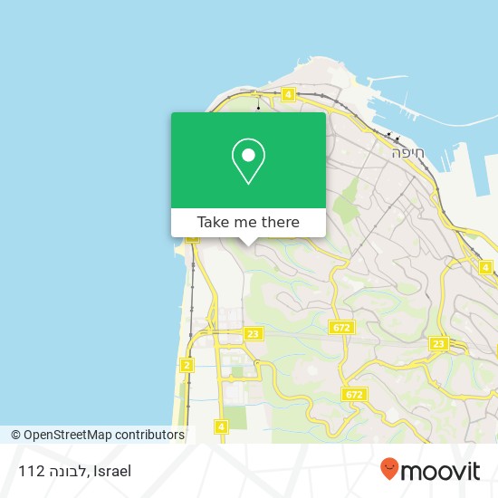 לבונה 112 map