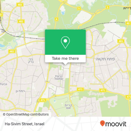 Ha-Sivim Street map