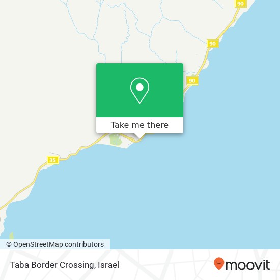 Taba Border Crossing map