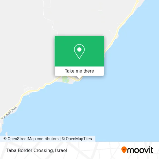 Taba Border Crossing map