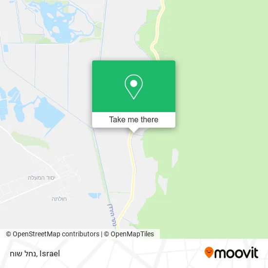 Карта נחל שוח