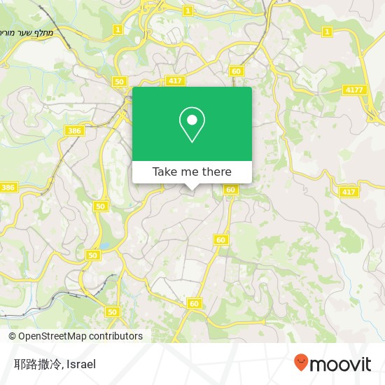 耶路撒冷 map