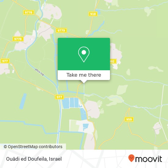 Ouâdi ed Doufeila map