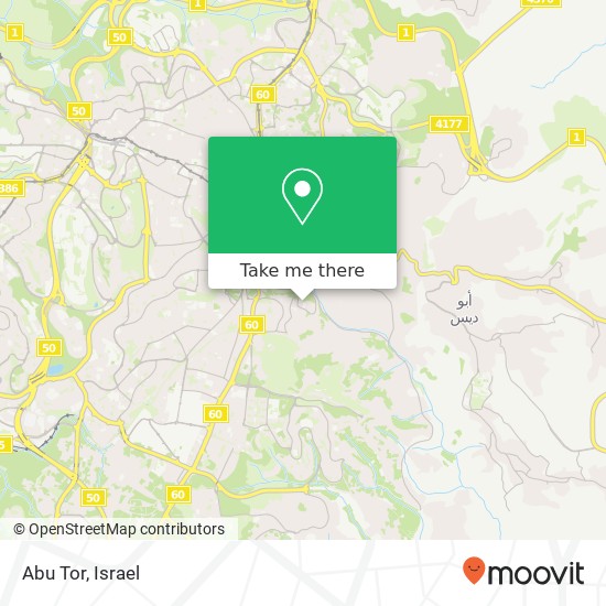 Abu Tor map