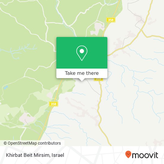 Khirbat Beit Mirsim map