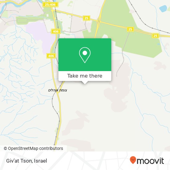 Карта Giv’at Tson