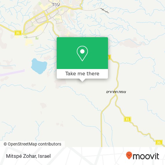 Карта Mitspé Zohar
