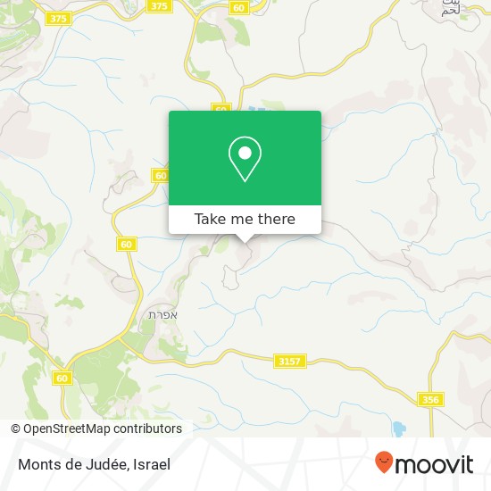 Monts de Judée map