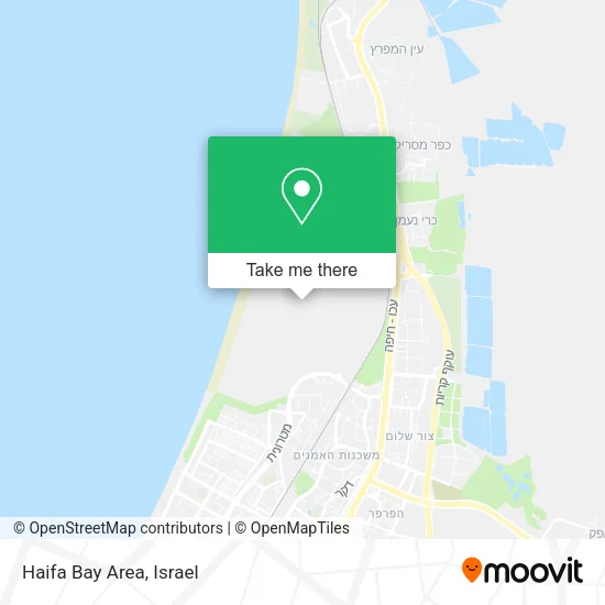 Haifa Bay Area map
