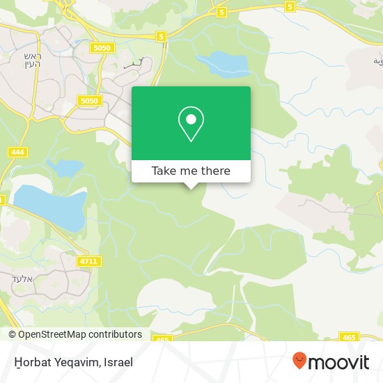 H̱orbat Yeqavim map