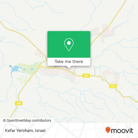 Kefar Yeroham map