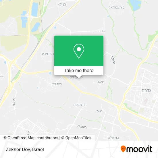 Карта Zekher Dov