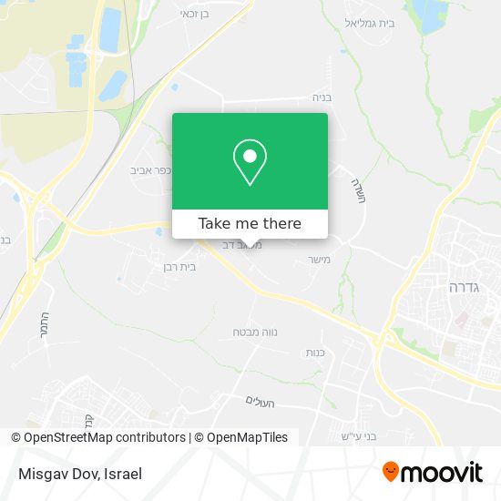 Карта Misgav Dov