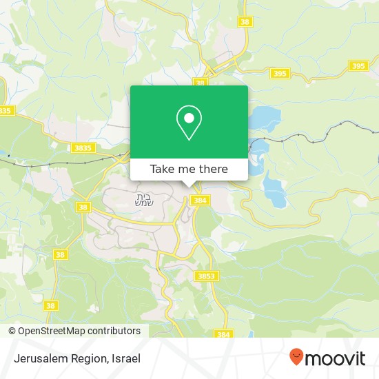 Jerusalem Region map
