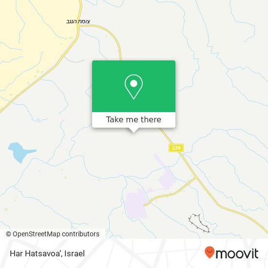 Har Hatsavoa‘ map