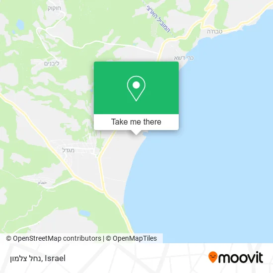 Карта נחל צלמון