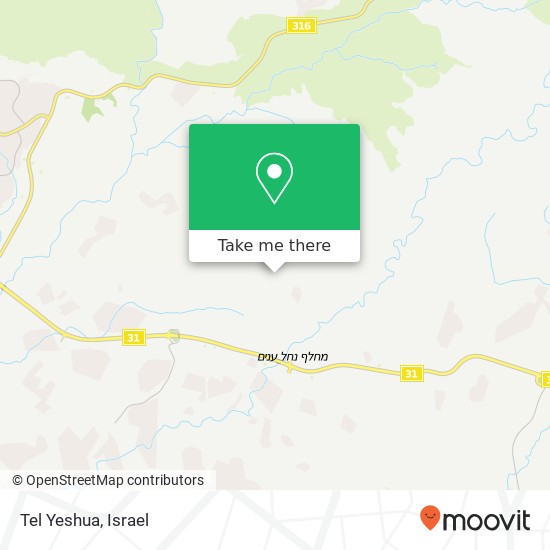 Tel Yeshua map
