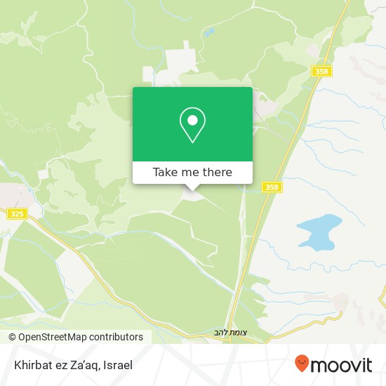 Карта Khirbat ez Za‘aq