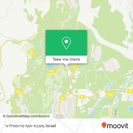 מצבת יוסף טרומפלדור map