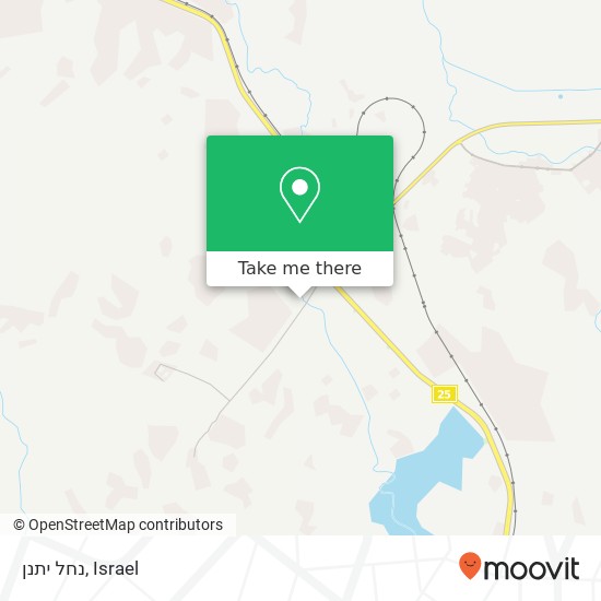 נחל יתנן map