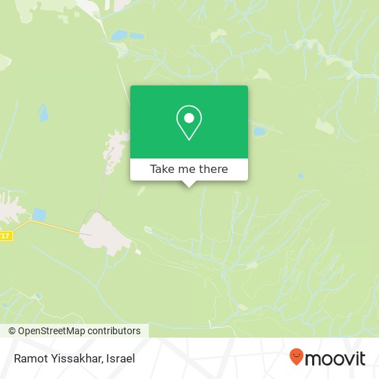 Ramot Yissakhar map