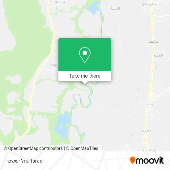 Карта נחל יששכר