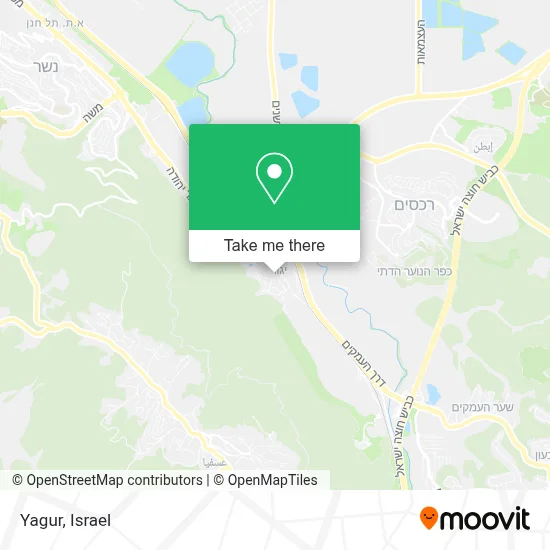 Yagur map