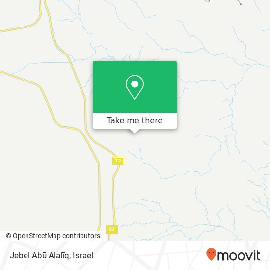 Jebel Abū Alalīq map