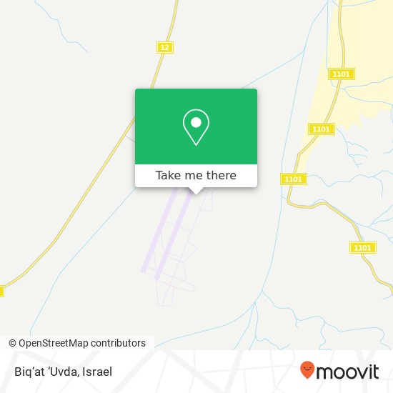 Biq‘at ‘Uvda map