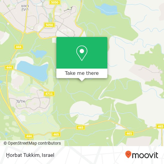 Карта H̱orbat Tukkim