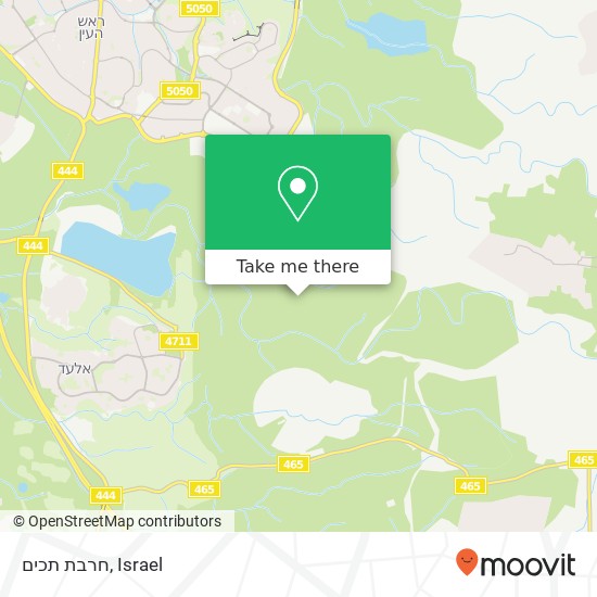 חרבת תכים map