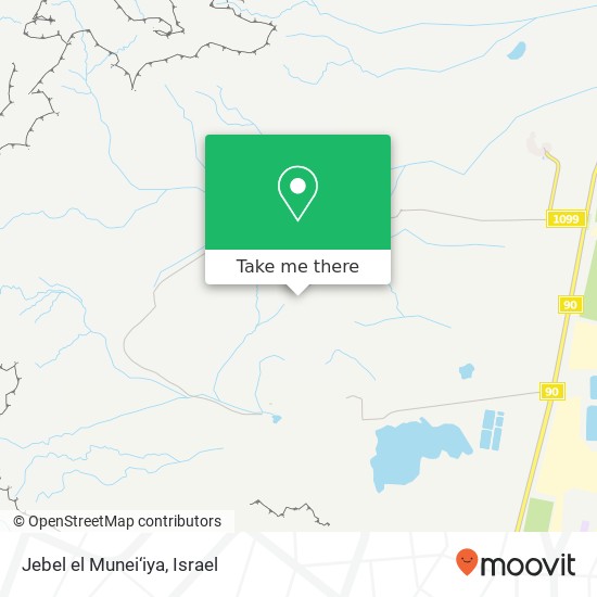 Jebel el Munei‘iya map