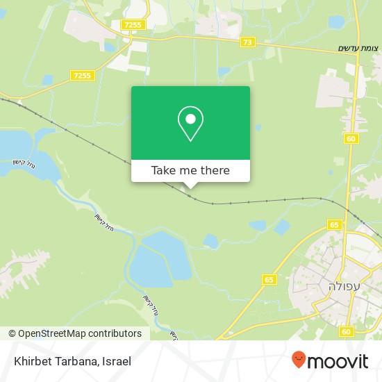 Khirbet Tarbana map