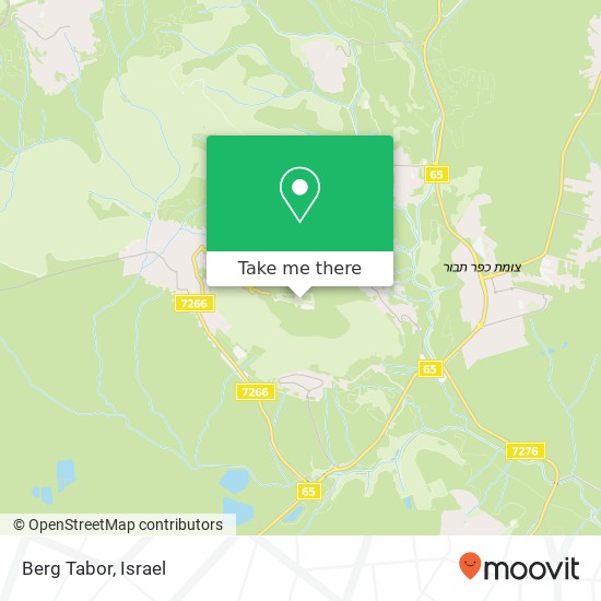 Berg Tabor map