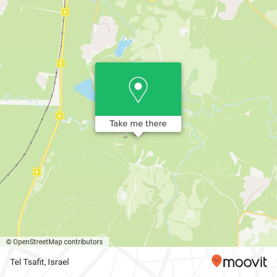 Tel Tsafit map
