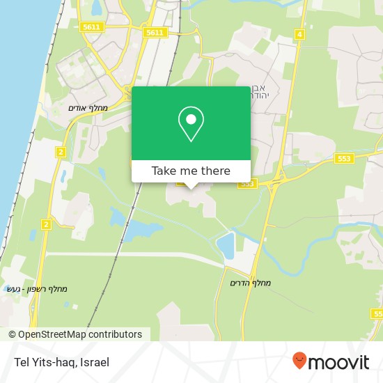 Tel Yits-haq map