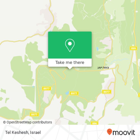 Tel Keshesh map