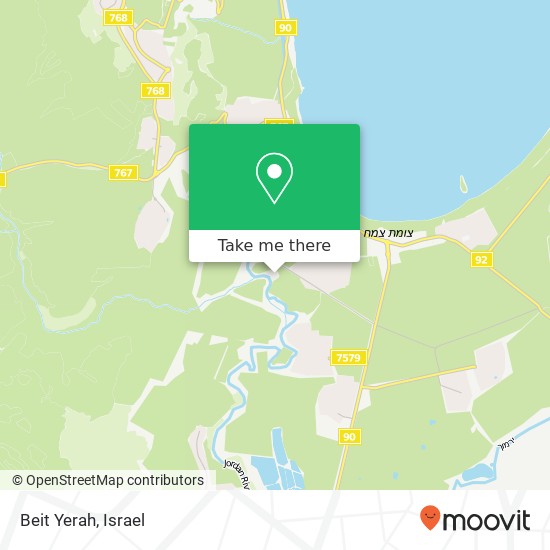 Карта Beit Yerah