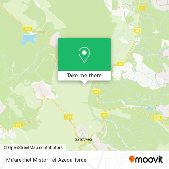 Ma‘arekhet Mistor Tel ‘Azeqa map