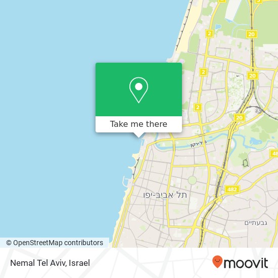 Карта Nemal Tel Aviv