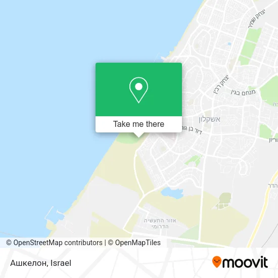 Карта Ашкелон