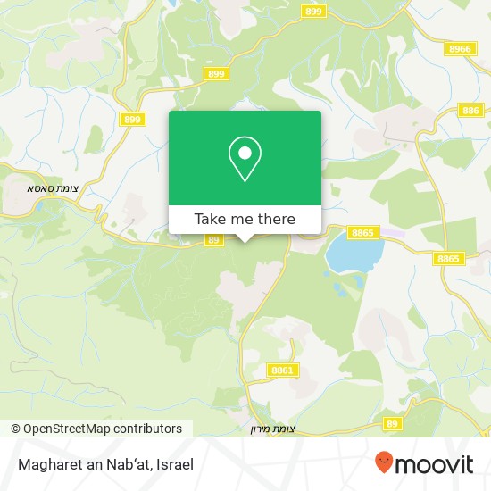 Карта Magharet an Nab‘at