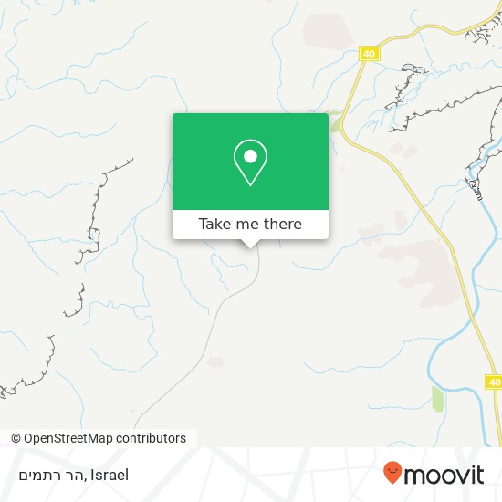 הר רתמים map