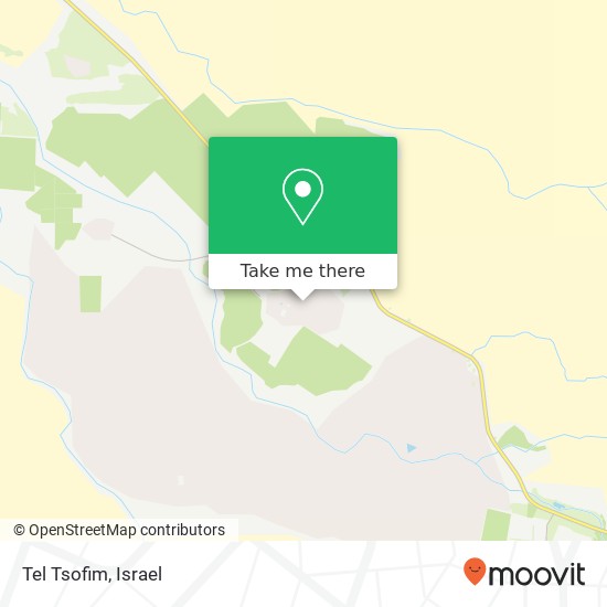 Tel Tsofim map