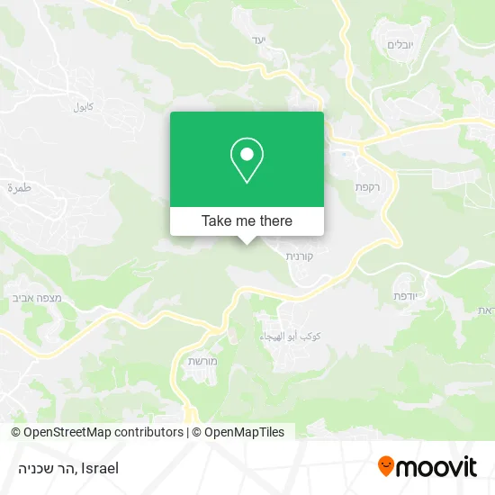 Карта הר שכניה